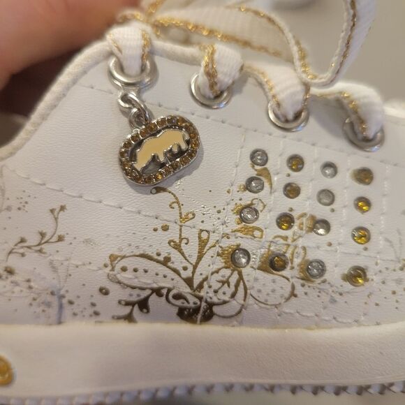 White Gold Red by Marc Ecko Shoes Sneackers Toddler Size 7 - Picture 3 of 7